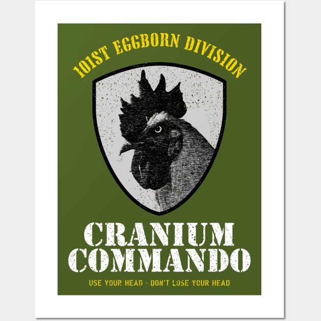 Cranium Commando Wall Art by GoAwayGreen